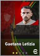 بطاقة Gaetano Letizia · RB
