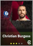 Christian Burgess CB card