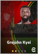 بطاقة Grejohn Kyei · CF