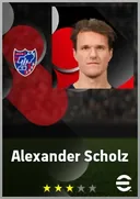 بطاقة Alexander Scholz · CB