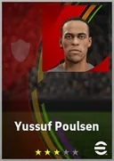 Carte de Yussuf Poulsen · CF