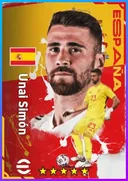 Carte de Unai Simón · GK