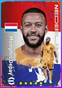 Carte de Memphis Depay · CF