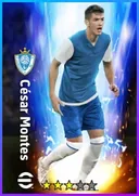 بطاقة César Montes · CB