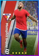Carte de Memphis Depay · CF