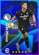 Carte de Juan Musso · GK