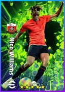 Carte de Nico Williams · RWF