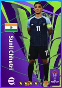 Carte de Sunil Chhetri · CF