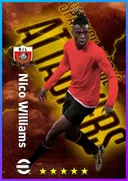 Carte de Nico Williams · RWF
