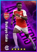 Bukayo Saka RWF card