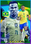 بطاقة Gabriel Magalhães · CB
