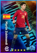 Carte de Martín Zubimendi · DMF