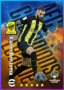 Carte de Karim Benzema · CF