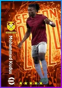 بطاقة Mohammed Kudus · RMF