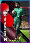 Carte de Obi Powell Obinna · GK