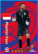 بطاقة Maarten Paes · GK