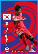 Kim Young-Gwon CB card