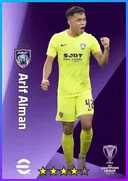 Arif Aiman RWF card