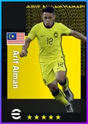 بطاقة Arif Aiman · RWF