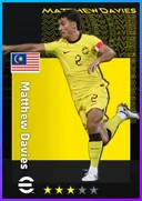 بطاقة Matthew Davies · RB