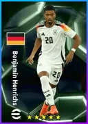 Carte de Benjamin Henrichs · RB