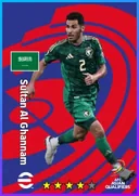 بطاقة Sultan Al Ghannam · RB