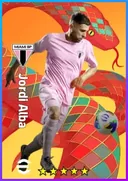 Carte de Jordi Alba · LB