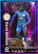David Akintola RWF card