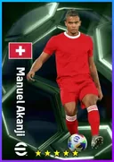 Carte de Manuel Akanji · CB