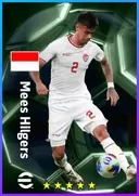 بطاقة Mees Hilgers · CB