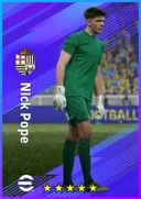 Carte de Nick Pope · GK