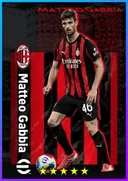 بطاقة Matteo Gabbia · CB