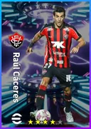 Carte de Raúl Cáceres · RB