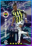 بطاقة Archie Brown · LB