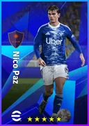 Carte de Nico Paz · AMF