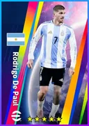 بطاقة Rodrigo De Paul · CMF