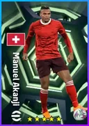 Carte de Manuel Akanji · CB