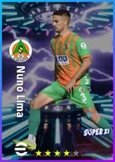 بطاقة Nuno Lima · CB