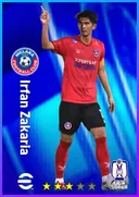بطاقة Irfan Zakaria · CB
