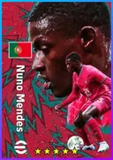 بطاقة Nuno Mendes · LB