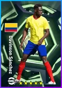 Carte de Davinson Sánchez · CB