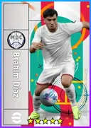 Carte de Brahim Díaz · CF