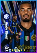 Carte de Andy Diouf · RMF
