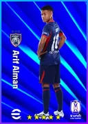 بطاقة Arif Aiman · RMF