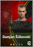 Carte de Damjan Šiškovski · GK