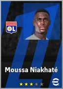 Carte de Moussa Niakhaté · CB