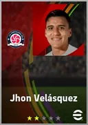 Jhon Velásquez AMF card