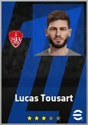 Carte de Lucas Tousart · DMF