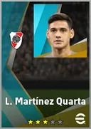 بطاقة L. Martínez Quarta · CB
