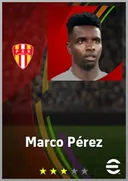 Carte de Marco Pérez · CF